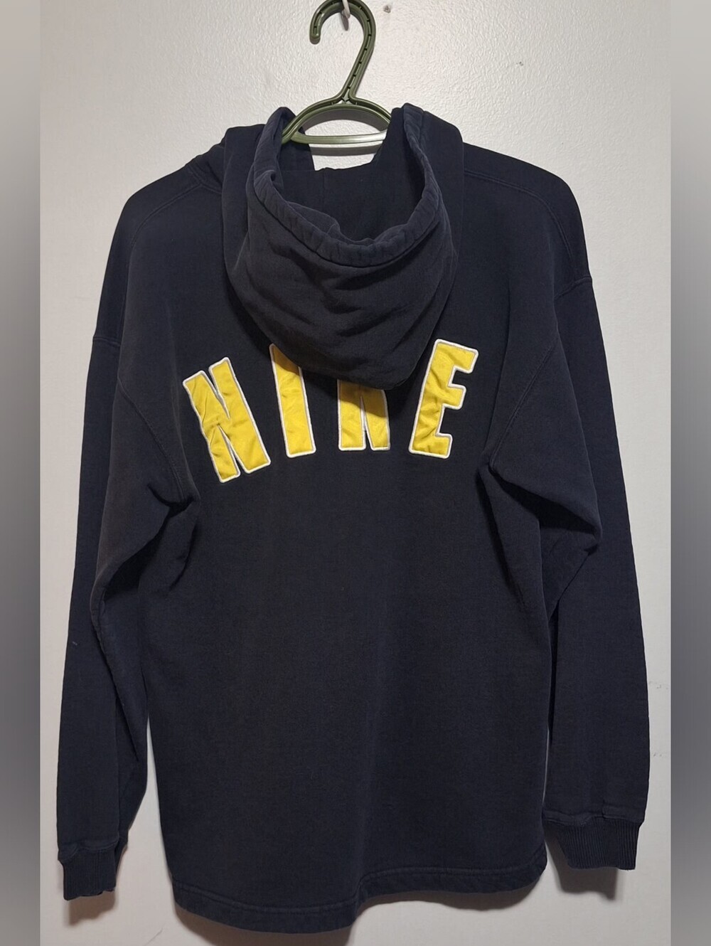 Lrg Nike Black Hoodie with Yellow Logo